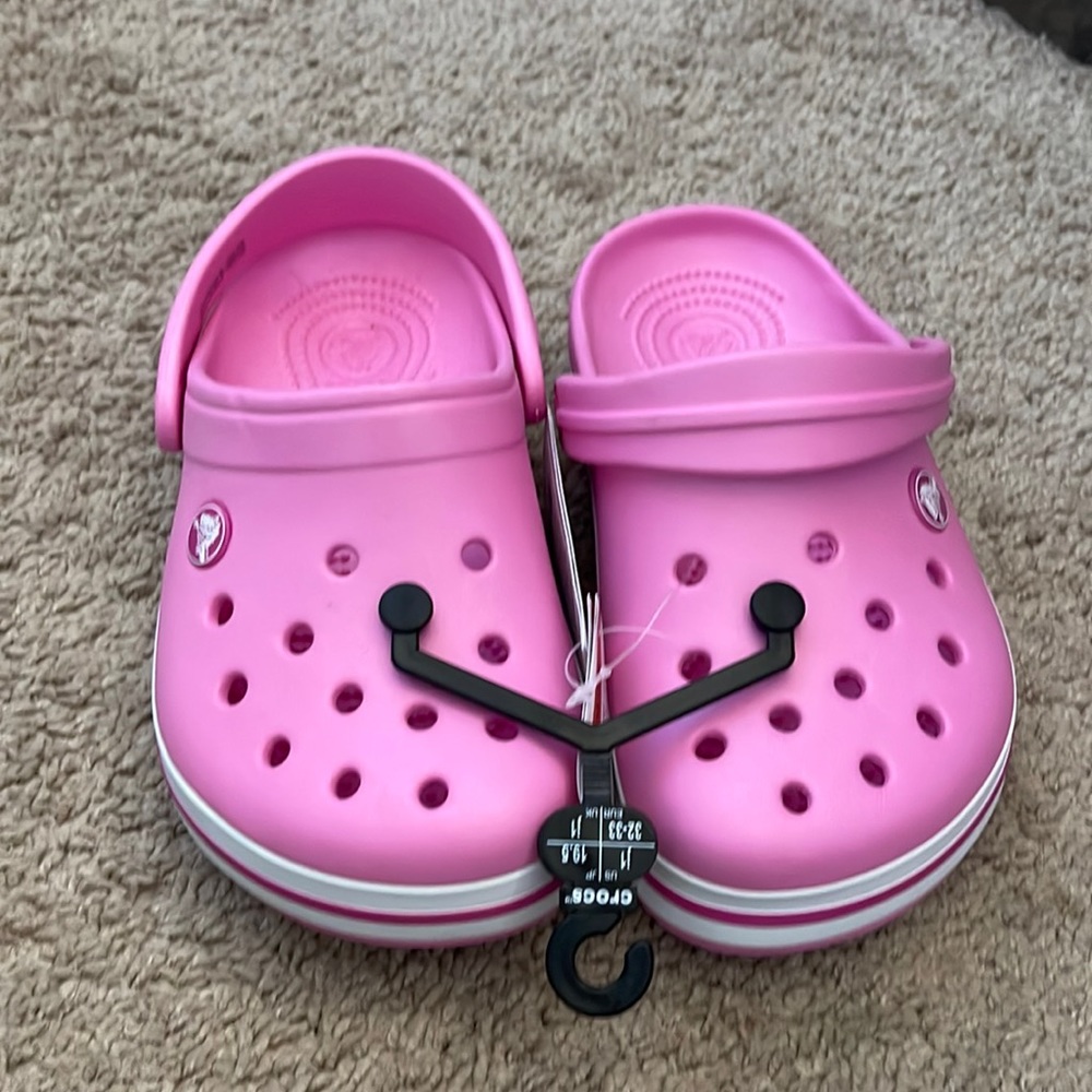 Crocs little girl slippers